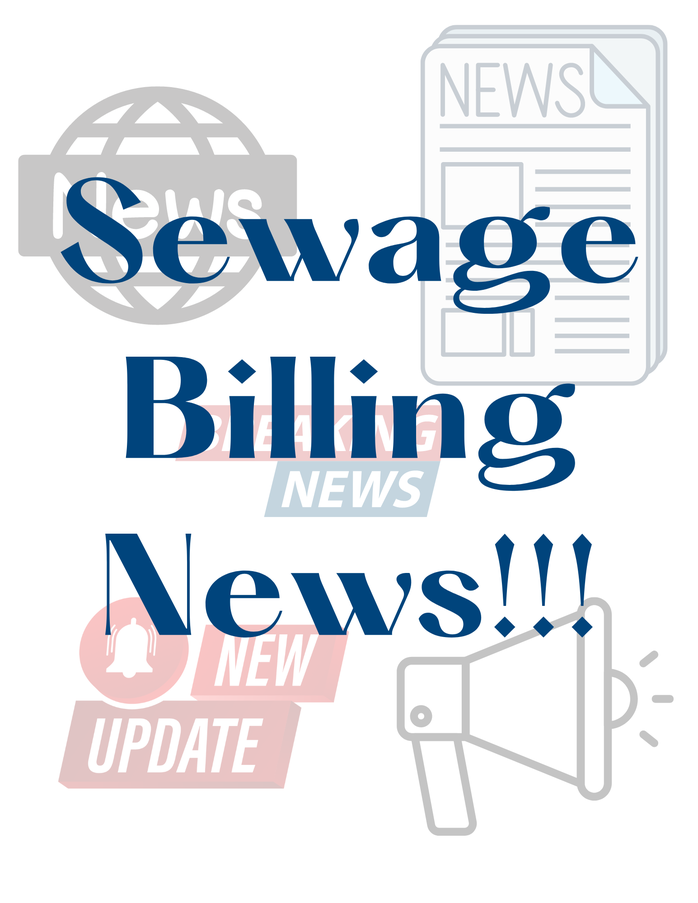 Sewage Billing News!!! High Water Use Notifications