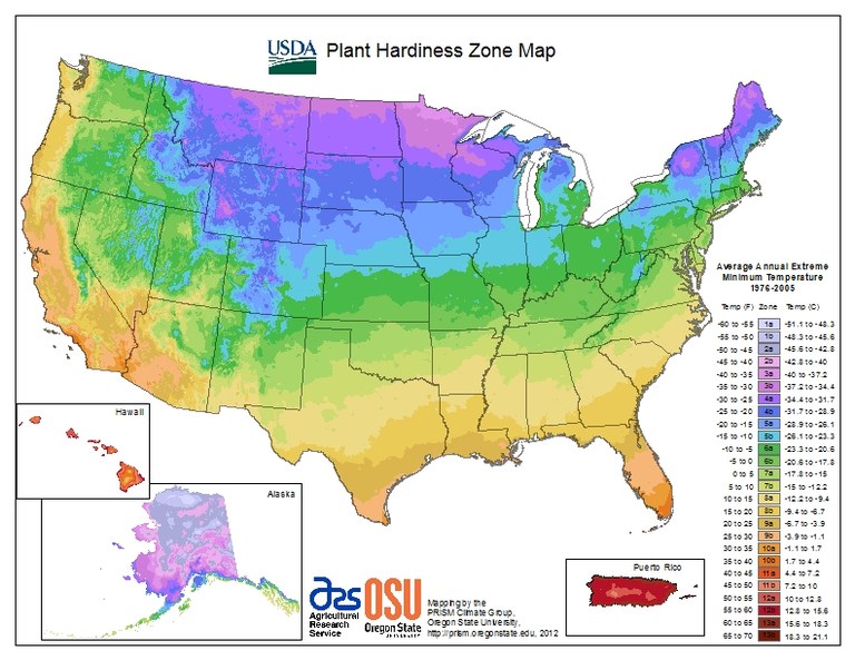 USDA Regions Map