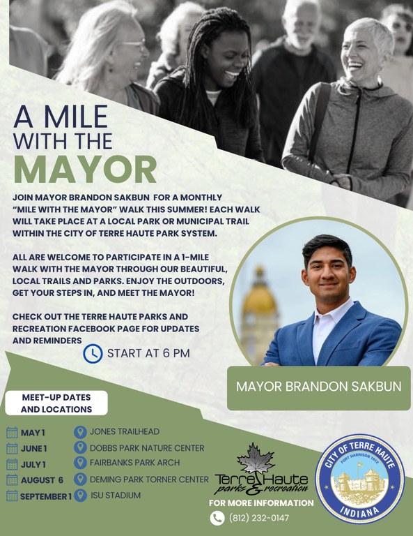 A MILE WITH THE MAYOR