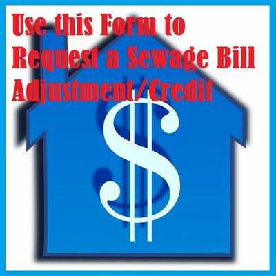 Sewage Bill Credit Request
